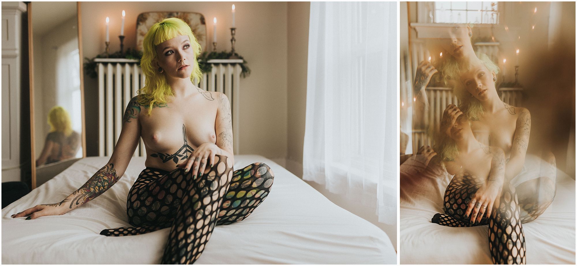 creative artistic nude boudoir shoot with vancouver boudoir photographer