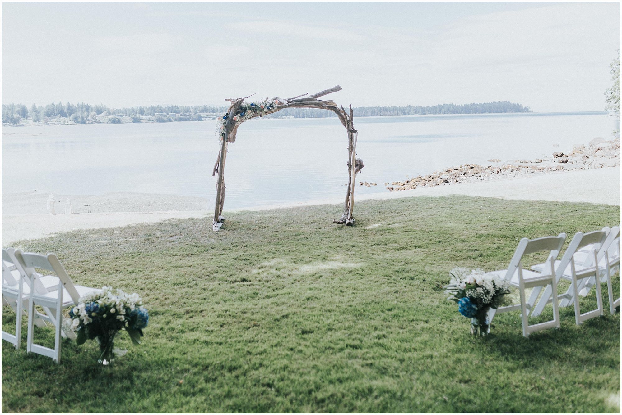 ceremony spot in Nanoose Bay 